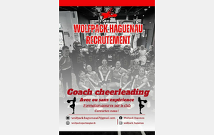 Recrutement Coach Cheerleading
