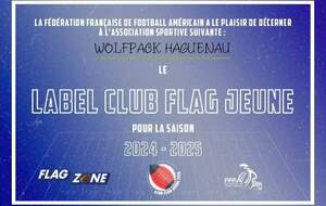 Label Club Flag Jeune