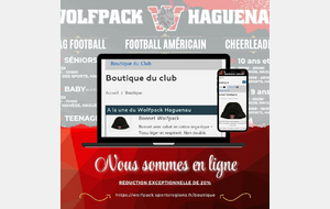 🔴⚪ Ouverture de la boutique en ligne ⚪🔴