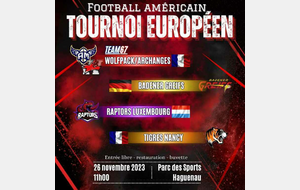 1er Tournois Européen Football Américain en Alsace